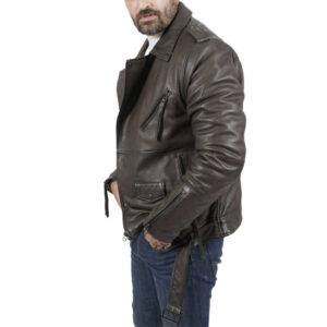 Lorenzo comfertable brown leather jacket