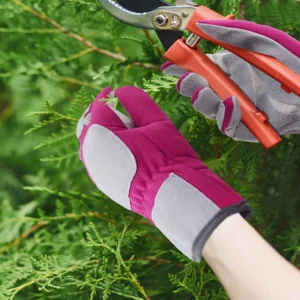best gardening gloves Leather and fleece for thorns, spines and prickles
